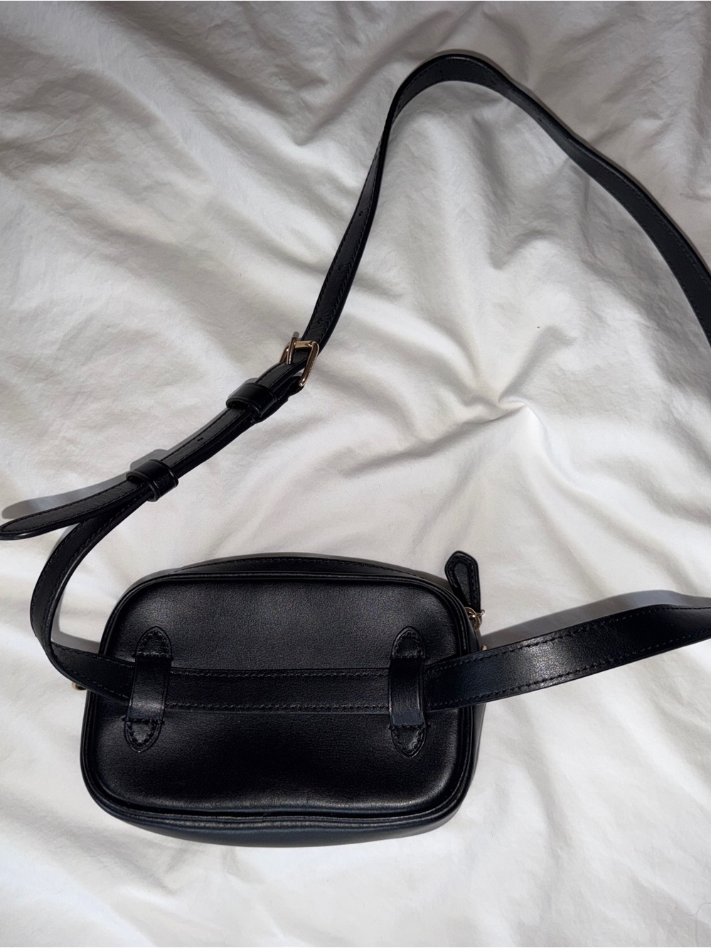 Coach Black Quilted Leather Belt Bag - Picture 2 of 3